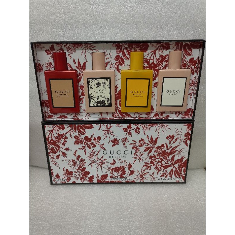 gift set GUCCI BLOOM 4in1 mini perfume 4 30ml