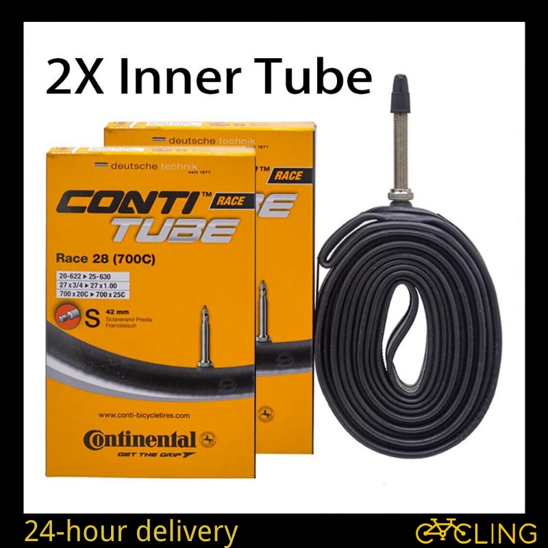 Continental road bike inner hot sale tubes