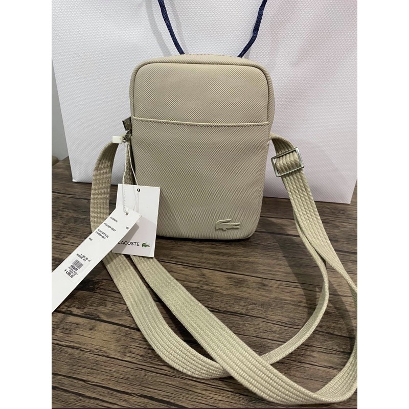 Lacoste sling bag original price new arrivals