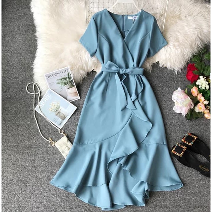 Casual hotsell ruffle dress