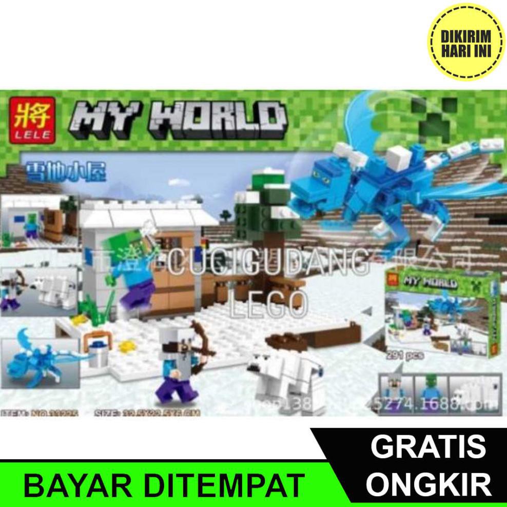 Lego minecraft sale blue dragon