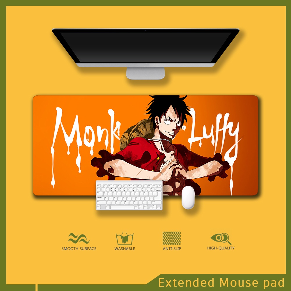 One piece anime Gaming Mouse Pad Long Mouse Pad Gaming Office Large