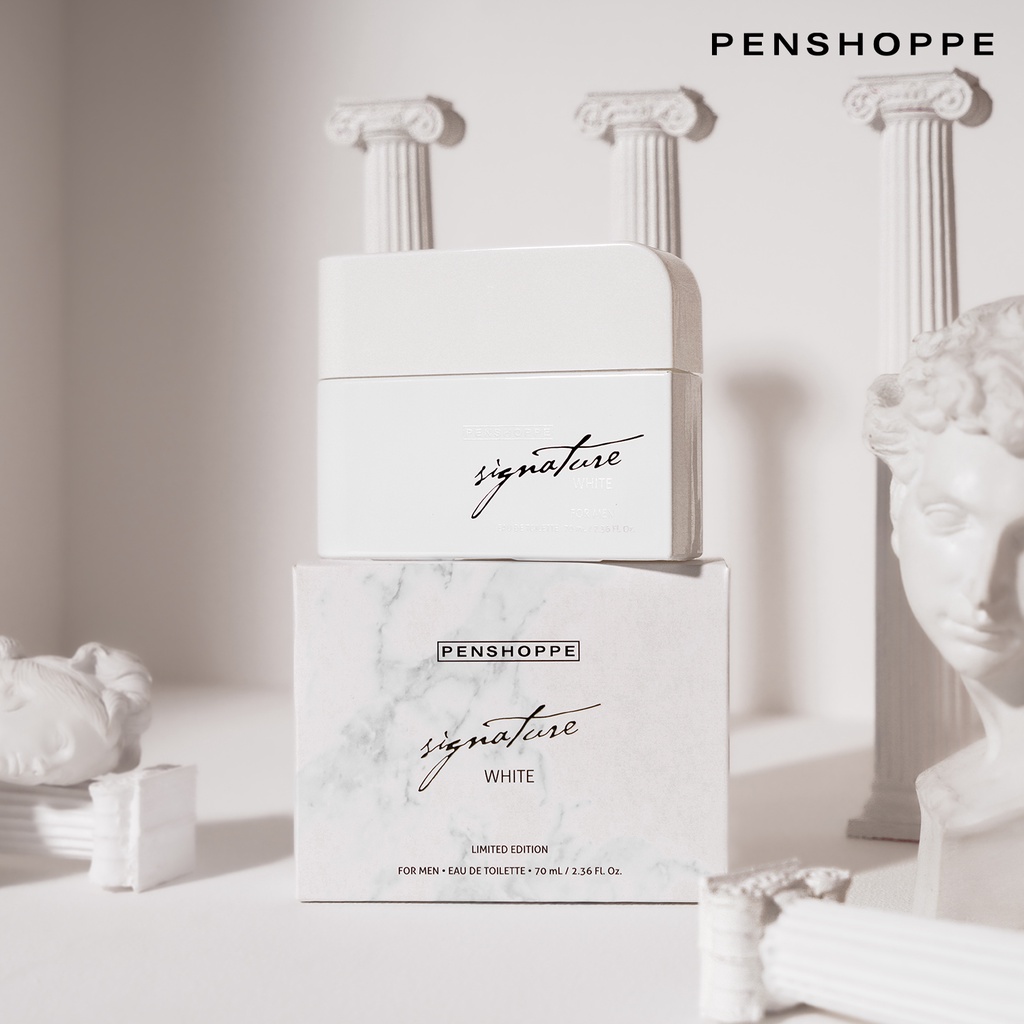 Penshoppe Signature White Eau De Toilette For Men 70ML | Shopee Philippines