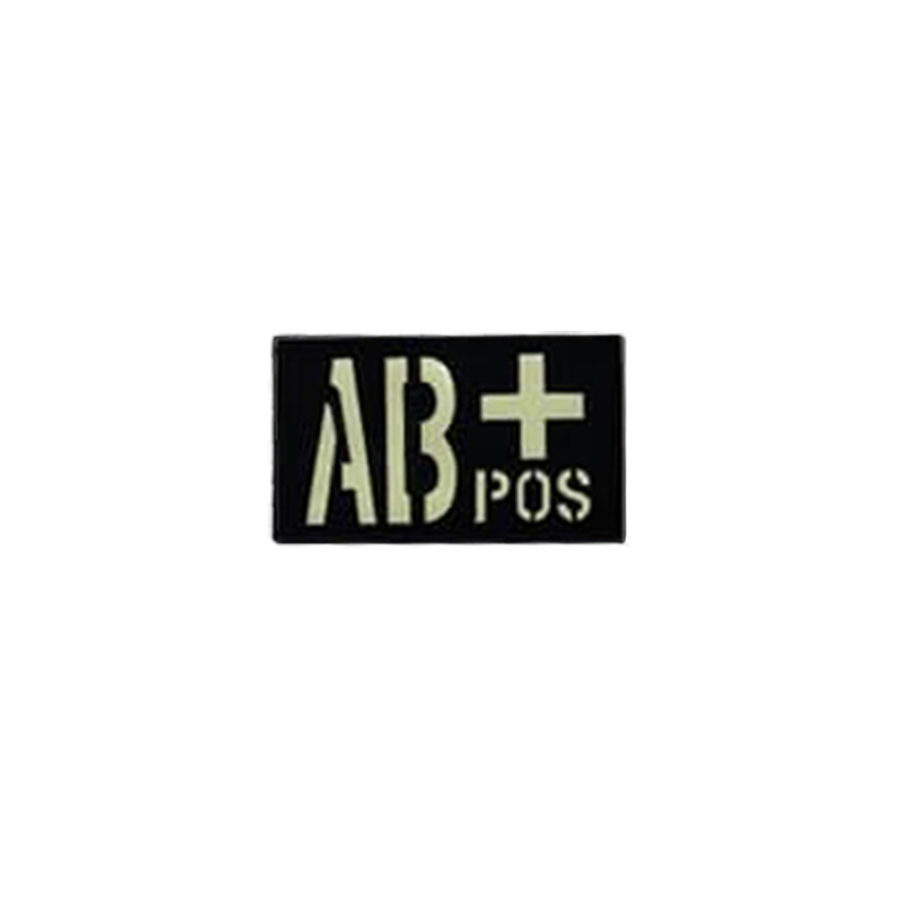 Patch Brodé Groupe Sanguin A POS A+ NKA - Velcro, 4.5x4.5 Cm - Pour Uniforme, Airsoft, équipement Tactique