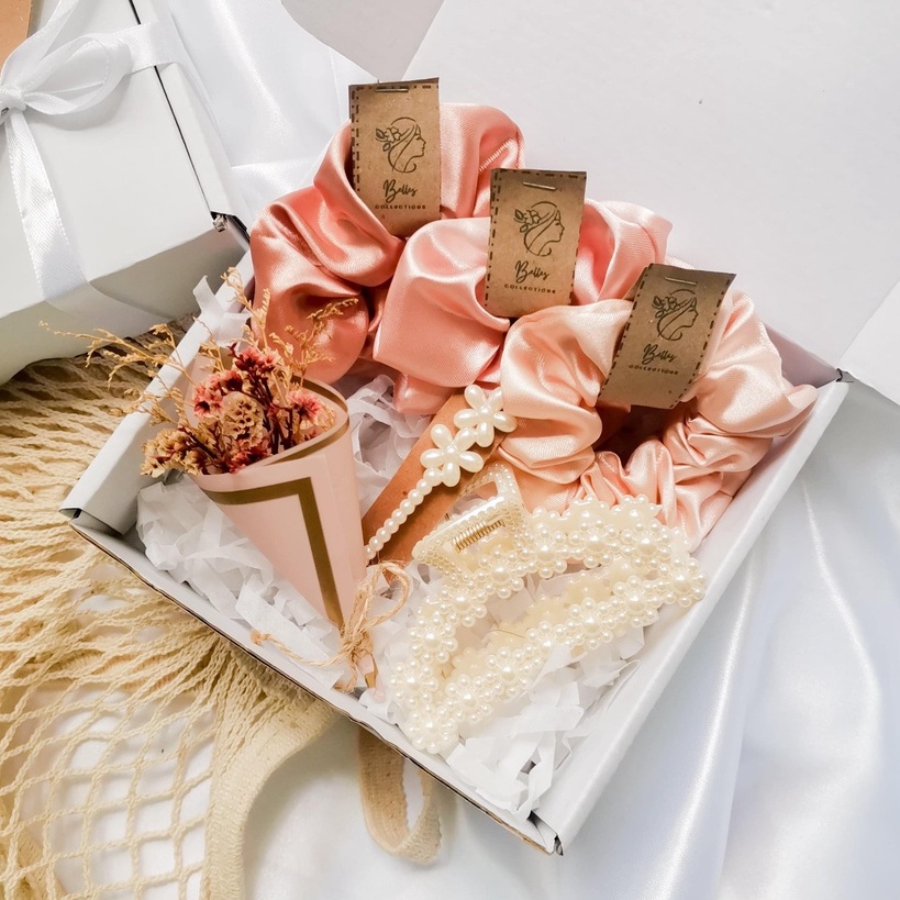 Scunci Original Velvet Hair Scrunchies In Warm Winter Fashion Colors - Foto 4