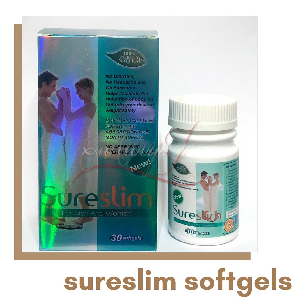 SURESLIM ALL NATURAL SLIMMING SOFTGELS Shopee Philippines