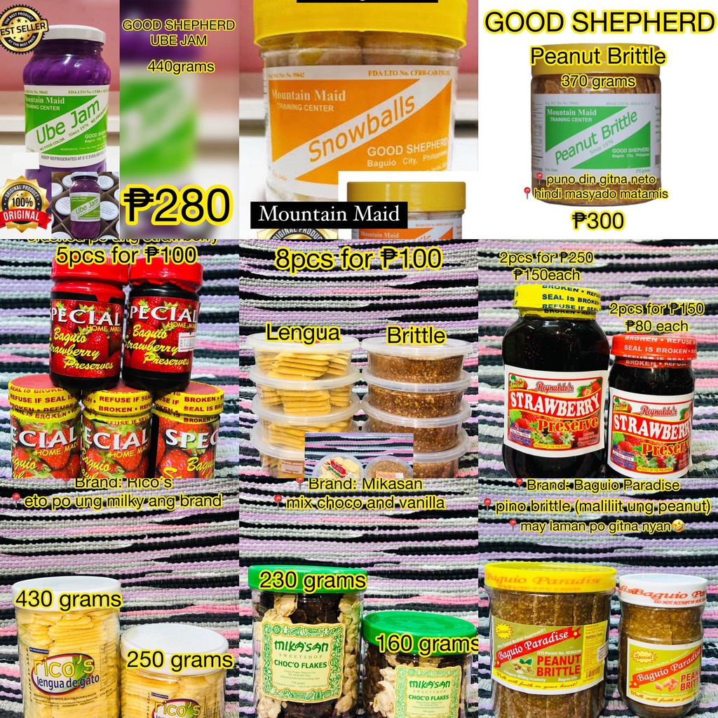 BAGUIO PASALUBONG DELICACIES Shopee Philippines