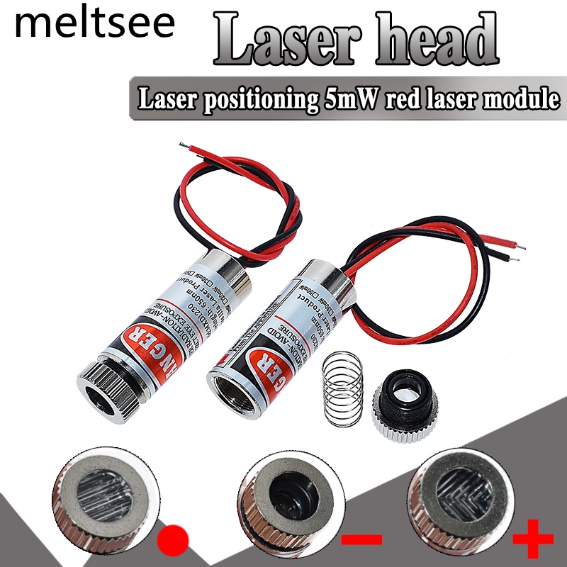 650nm 5mW Red Laser Line Module – Focus Adjustable, 4.5-5V, Great For DIY Projects