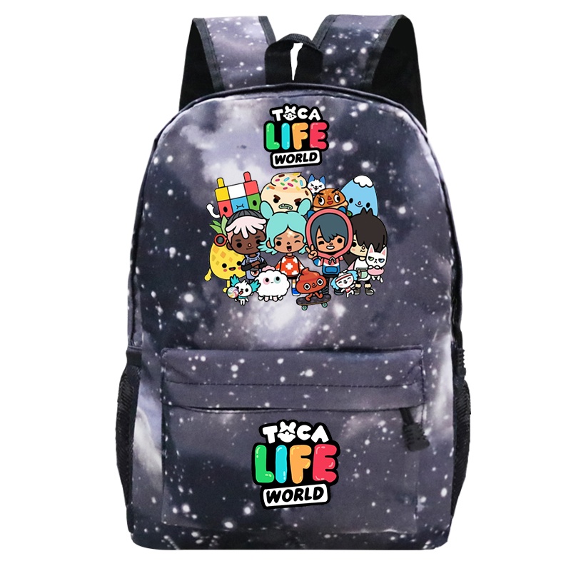 Game Toca Life World Backpack Men Women Toca Boca Life World Classic ...