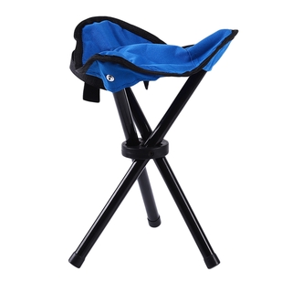 3 Leg Outdoor Folded Stool Hiking Triangle Chair Camping Fishing Seat