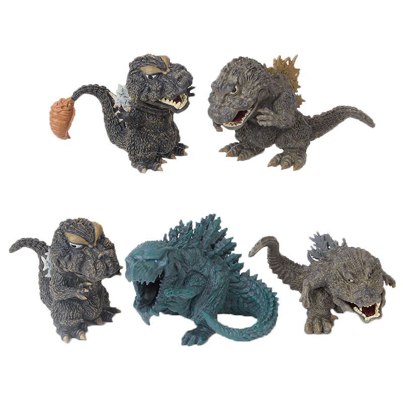 New 5pcs/Set Godzilla Monster Figure Mini Action Figure Toy PVC Kids ...