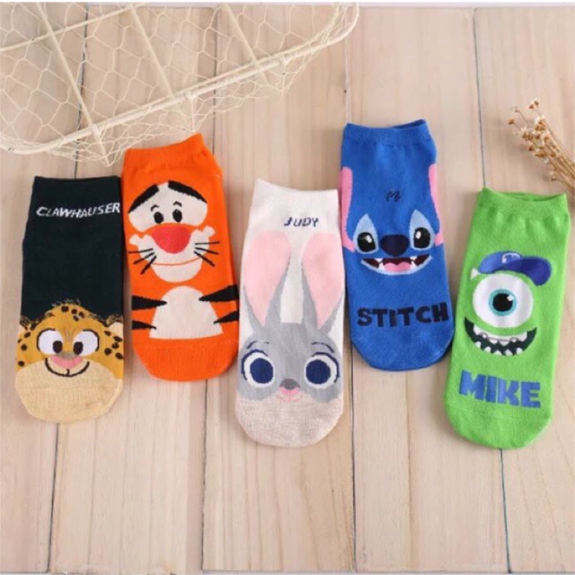 Disney Iconic Socks Disney Ankle Socks for Men Women Kids Shopee