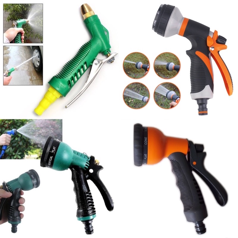 HOSE NOZZLE Lever Spray Car/Bike Cleaning Garden Hose Sprayer High