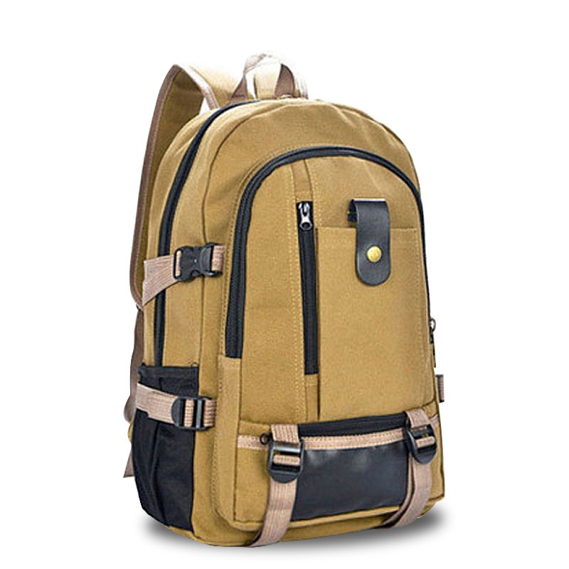 Waterproof Backpack Korean Style High School College Student Plain ...