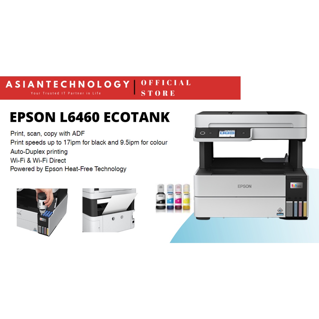 Epson L6460 AllinOne Multi Functional Integrated Ink Tank Printer