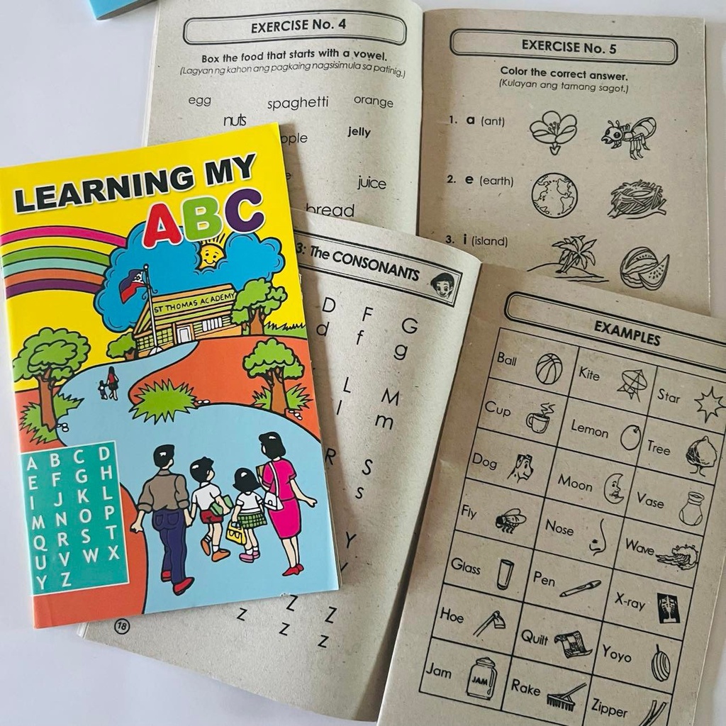 ABAKADA/LEARNING MY ABC/PRACTICE WRITING/CURSIVE WRITING EDUCATIONAL ...