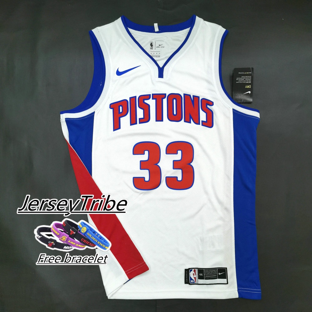 Original NBA Men's Basketball Jersey Detroit Pistons 33 Grant Hill