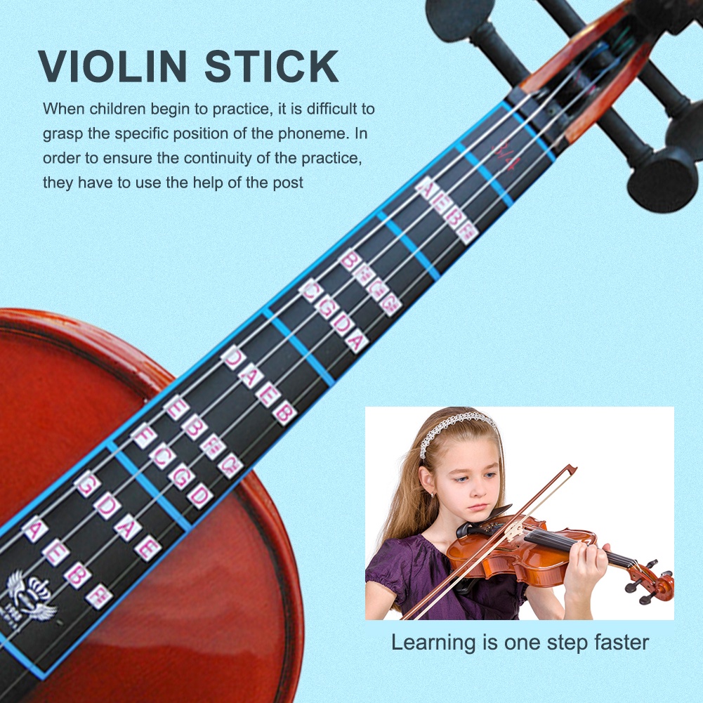 ＞3/4 4/4 Beginners Fingerboard Chart Finger Marker Violin Fretboard