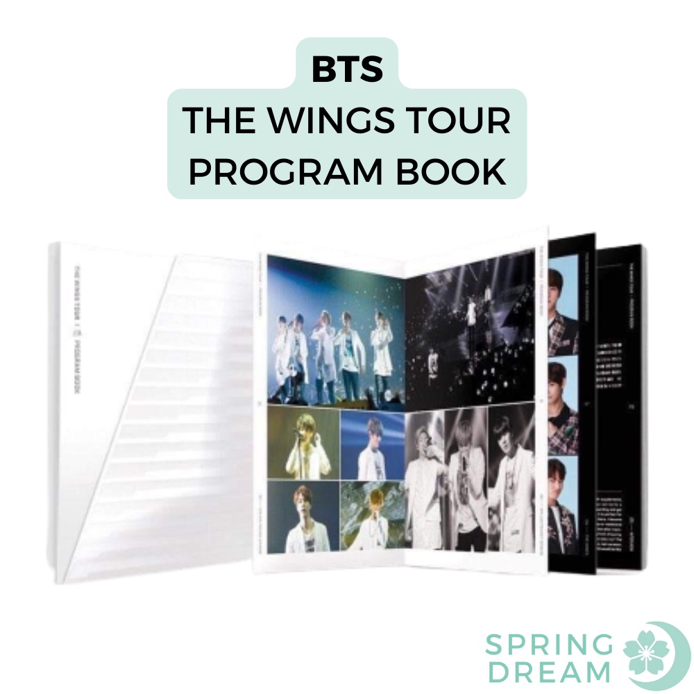 ONHAND] BTS The WINGS Tour Program Book Official Sealed and