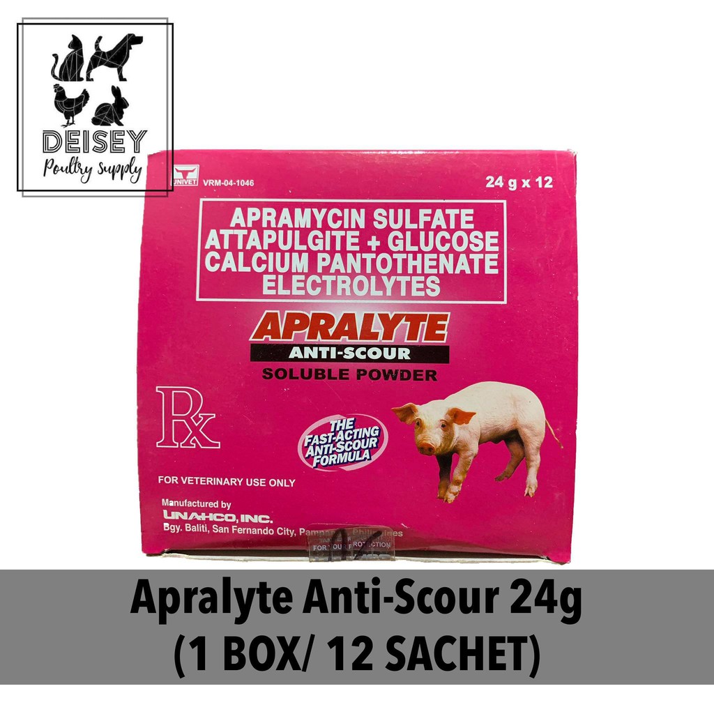 Apralyte Anti-Scour 24grams (1 BOX/12 SACHETS) | Shopee Philippines