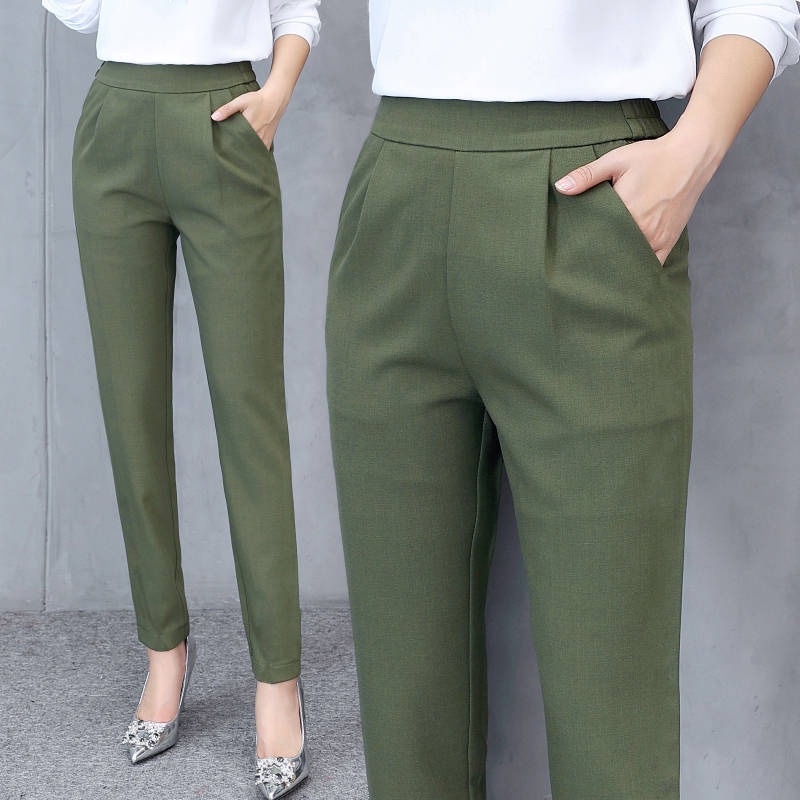 Office Pants for Ladies Slacks Slim Fit Trouser BB | Shopee Philippines