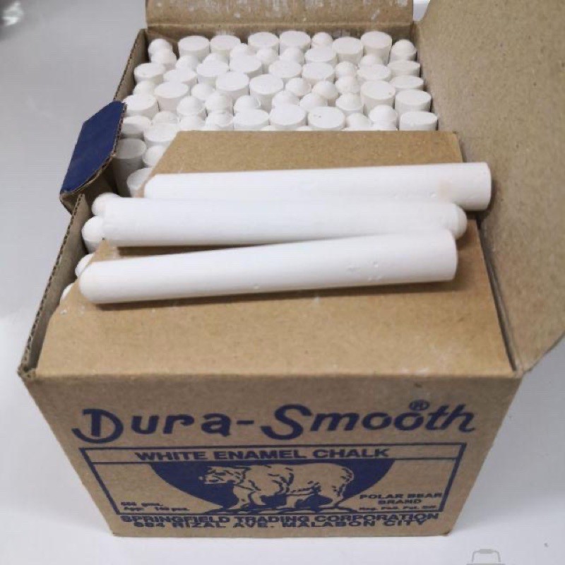 140pcs Dura Smooth White Chalk White Enamel Chalk School Office