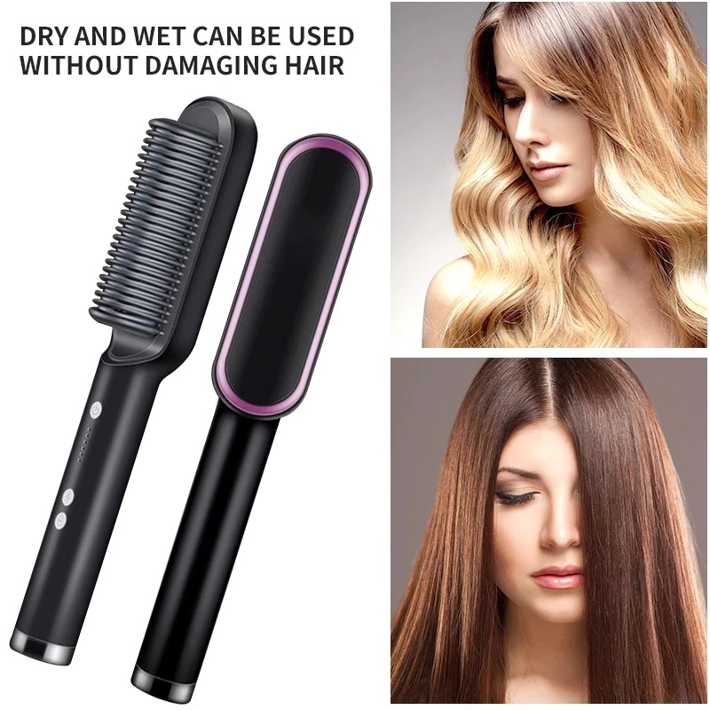 Hair brush straightener shopee deals