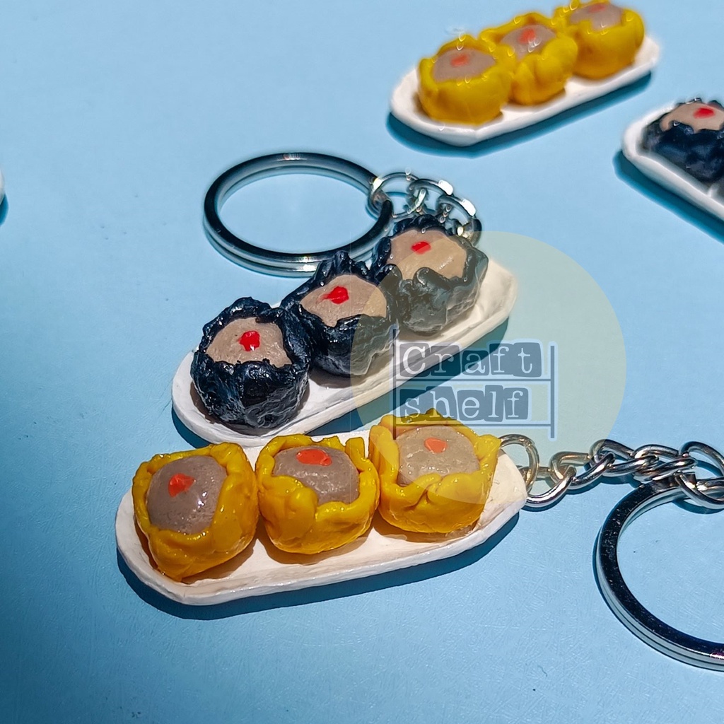 Pork and Japanese Siomai Polymer Keychain | Shopee Philippines