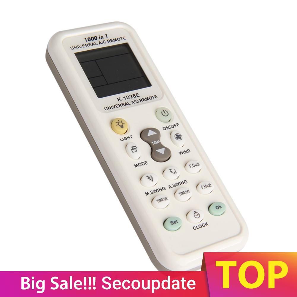 Secoupdate K1028E Universal Air Conditioner Remote Control 1000 in 1 A