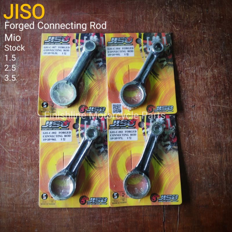 Jiso LHK Connecting Rod Mio Sporty Amore Fino Nouvo Stock/1.5/2.5/3.5/ 5mm Set w/ pin