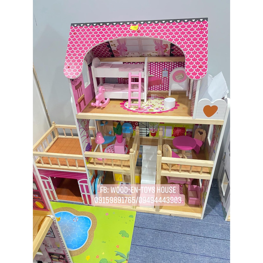 Wooden Big Doll House Shopee Philippines