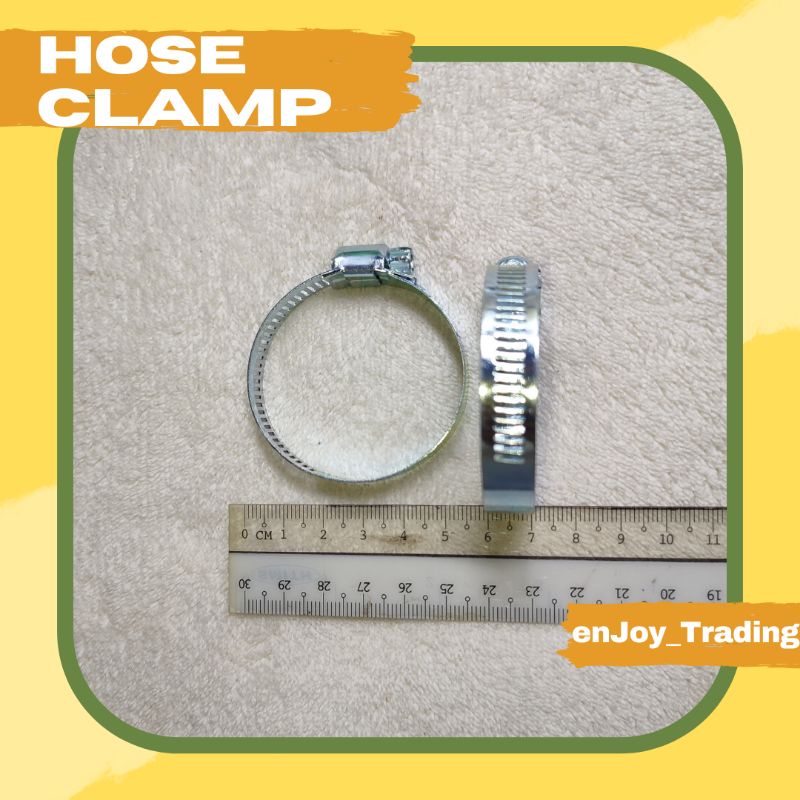 PER PIECE GI Hose Clamp Adjustable Hose Clamp Good Quality Shopee