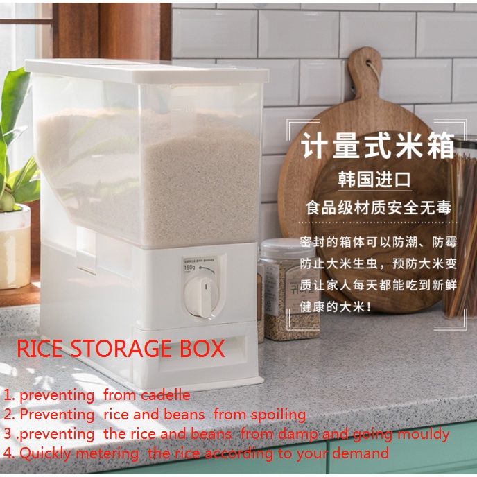 Automatic Metering Ricer Box Barrel Insect-resistant Seal Box Storage ...