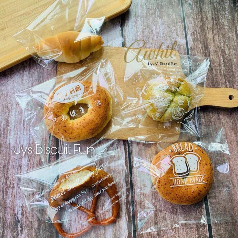 20pcs Self-adhesive Toast&Bread 5silk Transparent Packaging Bag 20pcs ...