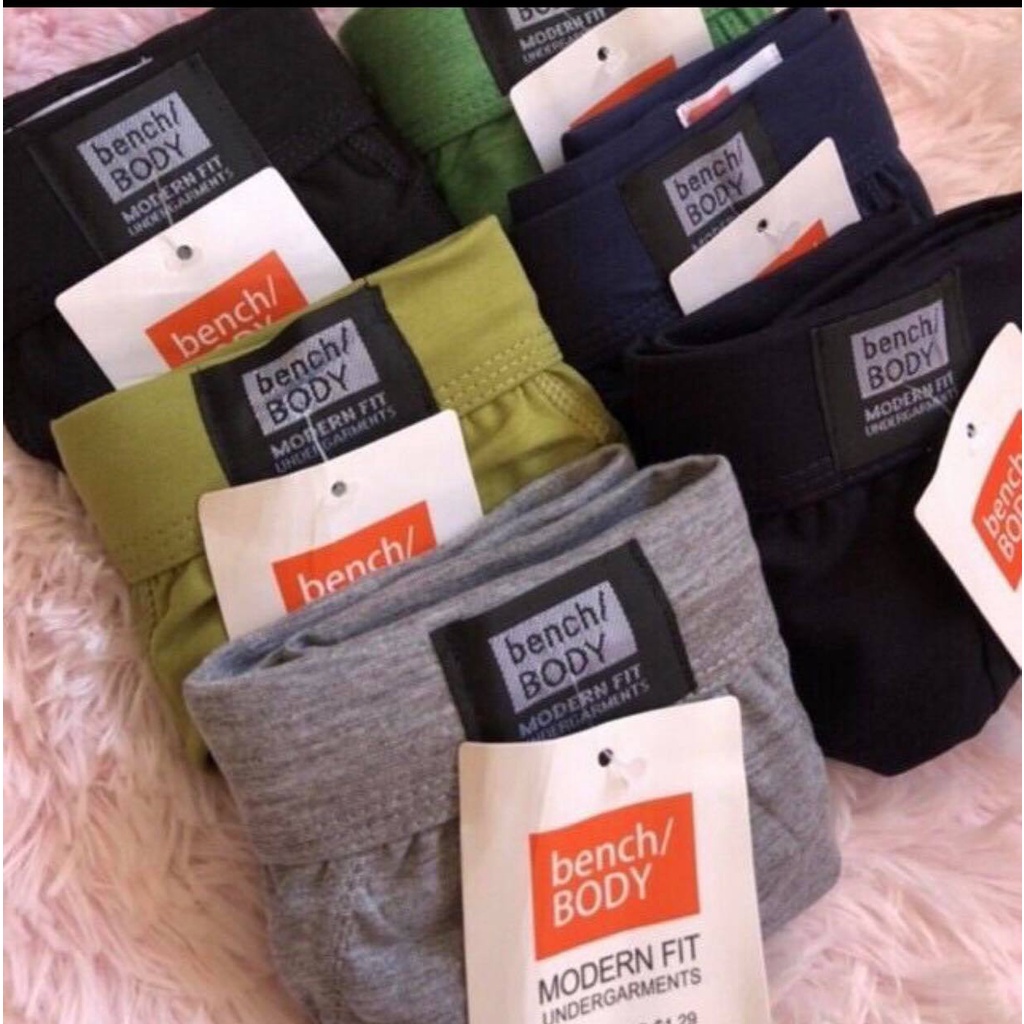 Bench Brief Plain 6Pcs High Quality Shopee Philippines