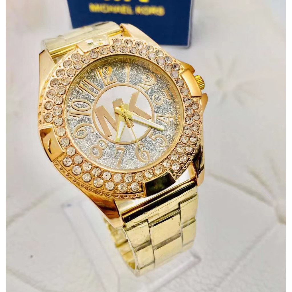 Michael kors ladies 2024 watch with diamonds