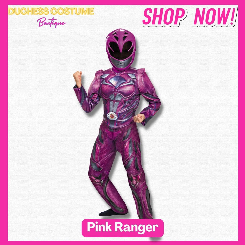 Pink Ranger Deluxe Costume | Shopee Philippines