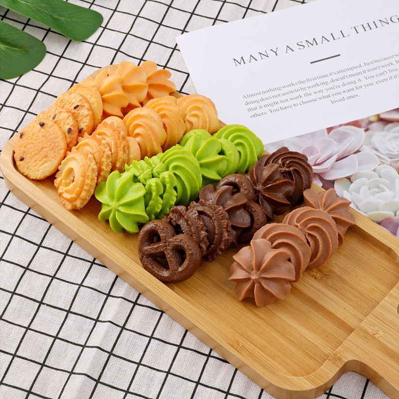 Artificial Cookie Fake Biscuits Realistic Food Simulated Dessert Props ...