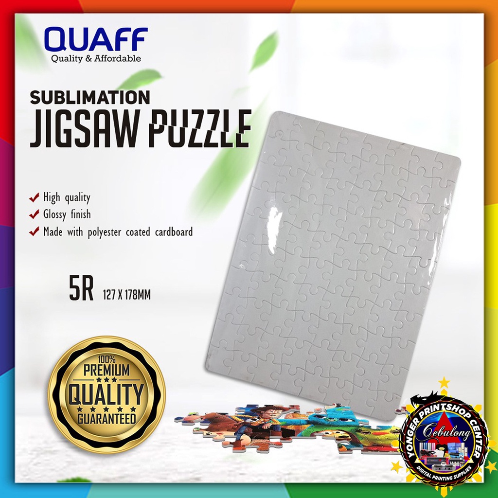 SUBLIMATION JIGSAW PUZZLE 5R SIZE Shopee Philippines