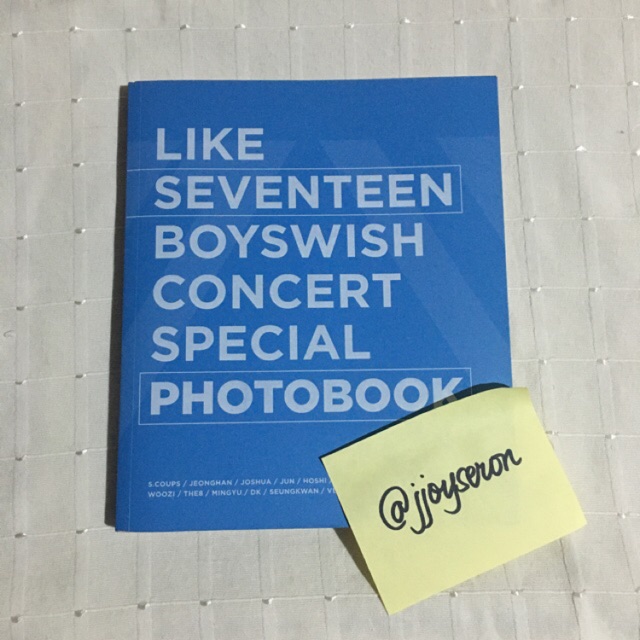 SEVENTEEN Like Seventeen Boyswish Concert Special Photobook | Shopee ...