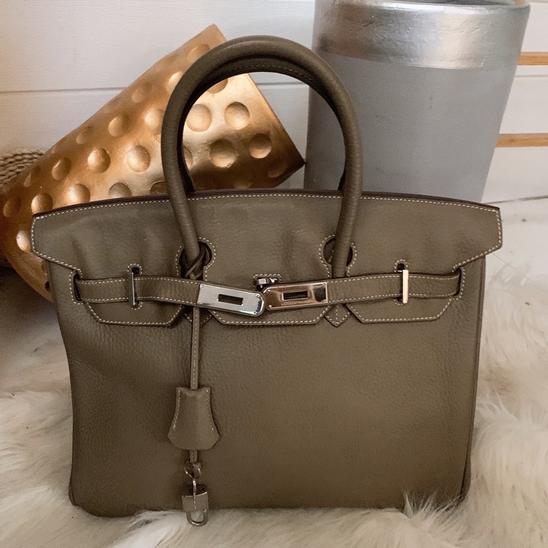 Taupe on sale birkin bag