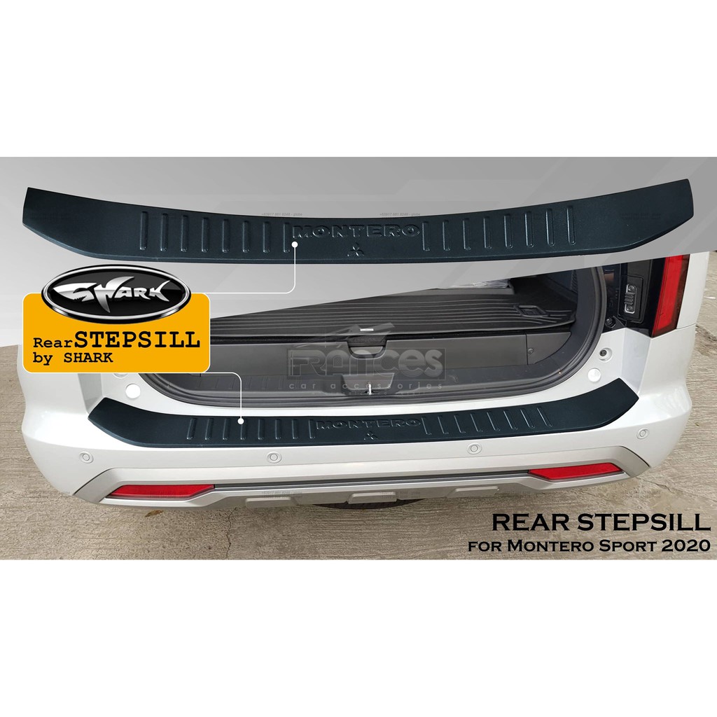 Mitsubishi Montero 2020 to 2025 Shark Brand Rear Step sill / Bumper ...