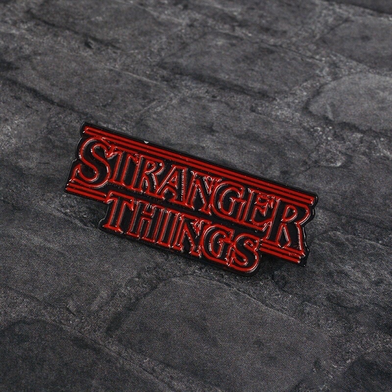 Stranger Things TV Series Geeky Fashion Accessory Steel Badge Brooch ...