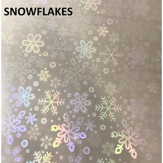 Snowflake Cold Laminate Holographic Laminate (A4 Sheets)