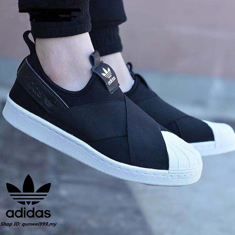 adidas superstar slip on men shoes