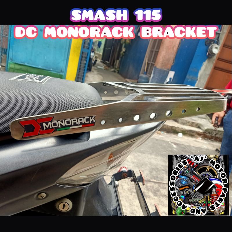 SMASH 115 DC MONORACK STAINLESS BRACKET V3 | Shopee Philippines