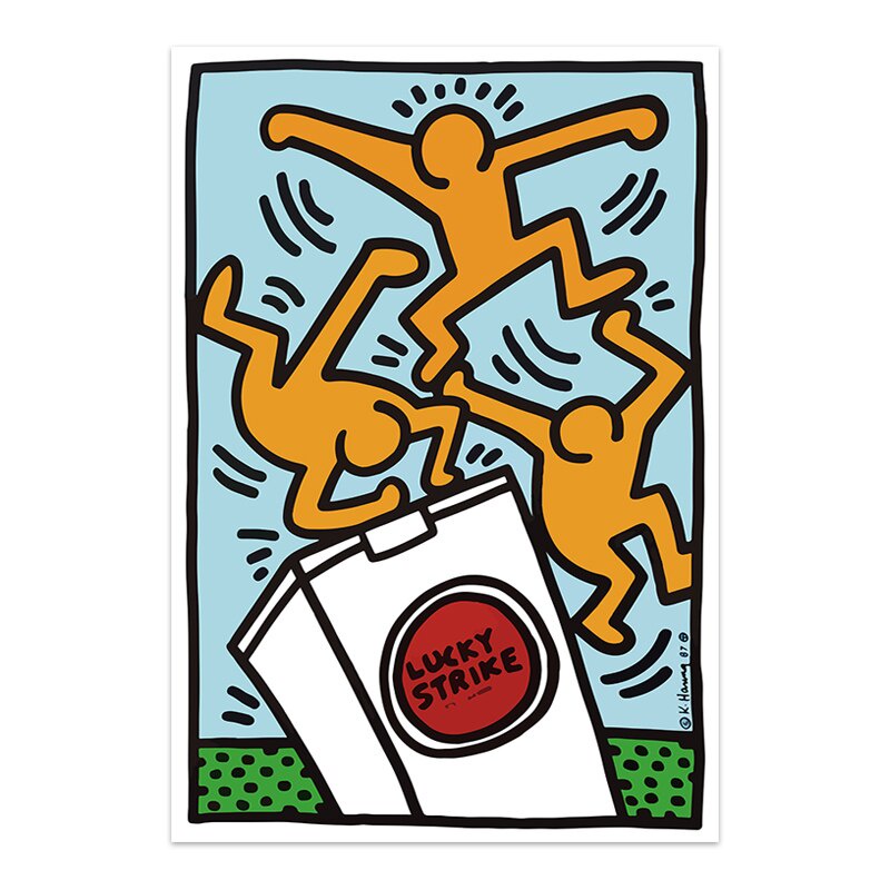 Keith Haring Abstract Wall Art Pictures Poster Pisa Print Vintage Pop ...