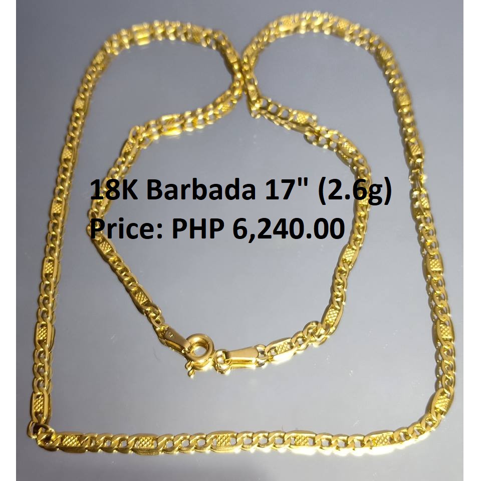 K18 deals gold necklace