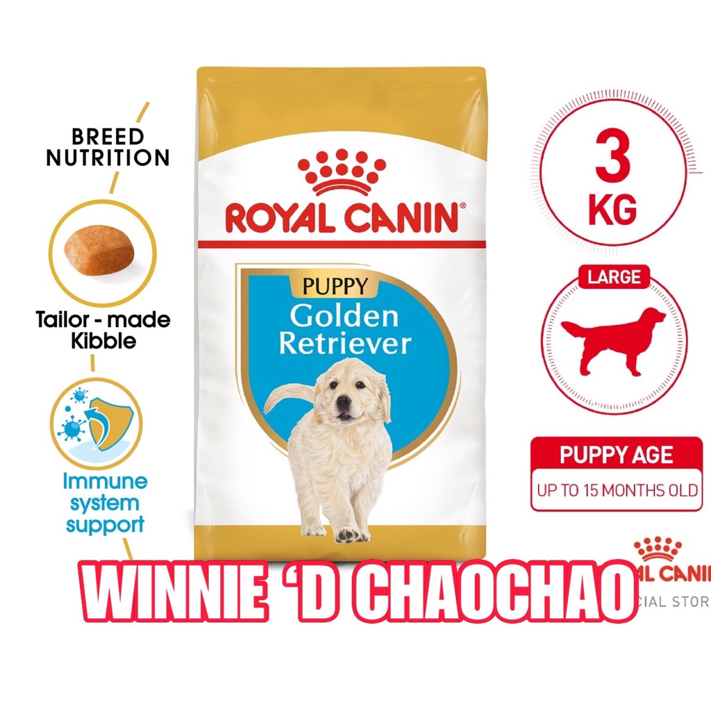 Royal canin golden retriever junior clearance 3kg