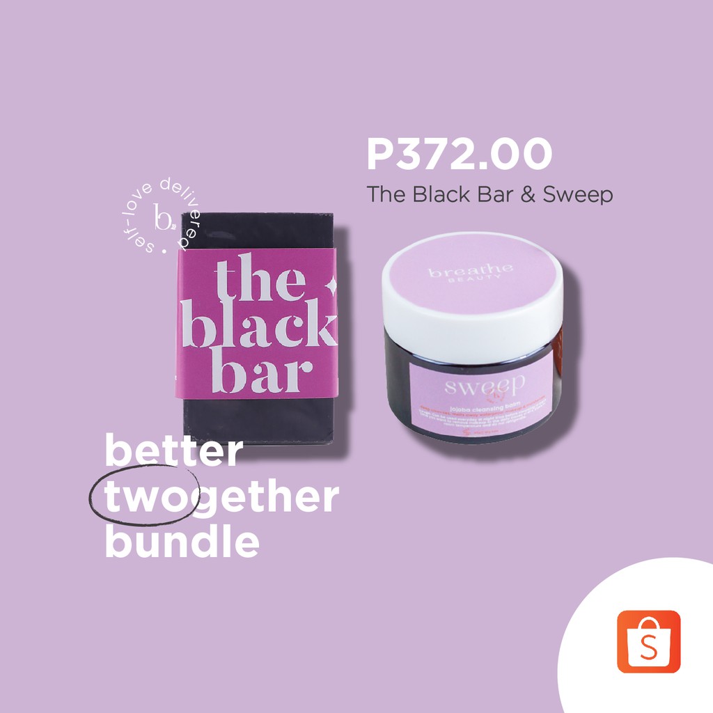 Better TWOgether Bundle (The Black Bar + Sweep Jojoba Cleansing Balm